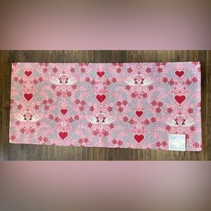 Pink Heart & Swan Floral Accent Rug
22 in x 50 in New With Tags